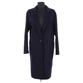 Sandro Wollmantel marineblau Marineblau