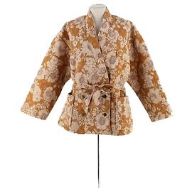 Antik Batik Brown Cotton Jacket Brown