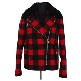 Giacca Sandro in lana rossa Rosso