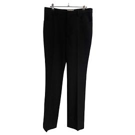 Autre Marque Pantaloni Saint Laurent neri T.42 Nero