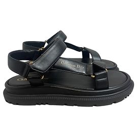 Sandalias Dior D-Wave T.38,5 Negro