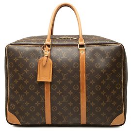 Brown Louis Vuitton Monogram Sirius 45 Travel Bag Brown