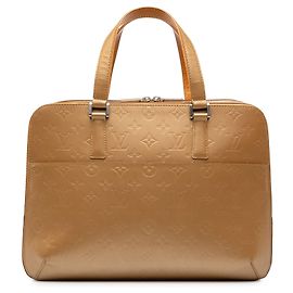 Louis Vuitton Monogram Mat Malden Business Tasche Braun Braun