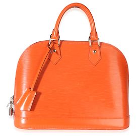 Louis Vuitton Orange Epi Alma PM Arancione