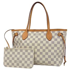 Louis Vuitton Neverfull PM Tote Bag Weiß