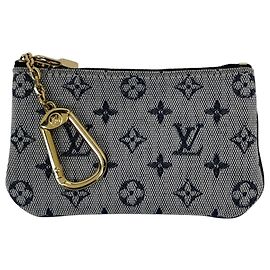 Louis Vuitton Monogram Mini Coin Purse Blu