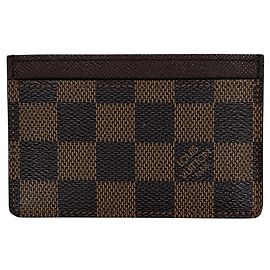 Louis Vuitton Damier Canvas Kartenetui Braun