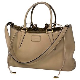 Borsa Fendi in pelle e camoscio marrone Marrone