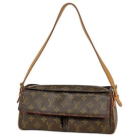 Sac à épaule Louis Vuitton Viva Cite MM Marron