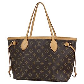 Louis Vuitton Neverfull PM Tote Bag Braun