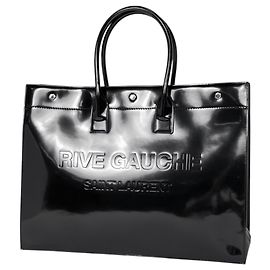 Yves Saint Laurent Leather Tote Bag Black