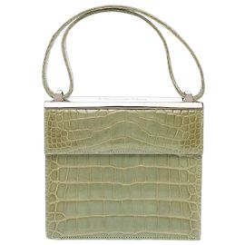 Sac DIOR en Cuirs exotiques Vert - 104029 Vert