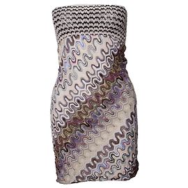 Missoni mare, Vestido palabra de honor Multicolor