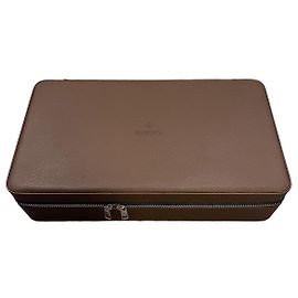 Rolex Uhrenbox braunes Leder Braun