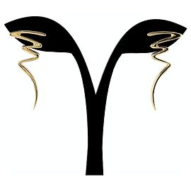 Autre Marque Tiffany & Co. Scribble Yellow Gold Paloma Picasso Earrings Other