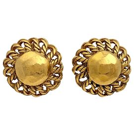 Boucles d'oreilles clips rondes Chanel CHANEL Doré