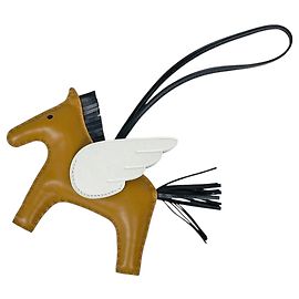 Hermès Hermes Rodeo Pegasus MM Bag Charm Noir