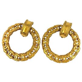 Boucles d'oreilles clips Chanel Gold Doré