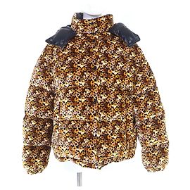 Casaco de Penas Moncler DAOS em Rayon Marrom