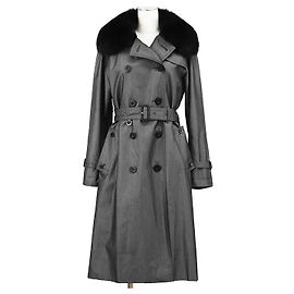 Gabardina de algodón Aquascutum Castaño