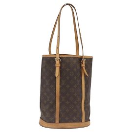 LOUIS VUITTON Monogram Bucket GM Shoulder Bag M42236 LV Altro