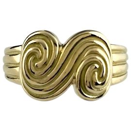 Autre Marque Bague Anneau Tornado en Or Jaune Tiffany & Co. Autre