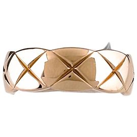 Chanel Coco Crush Collection Pink Gold Band Ring Other