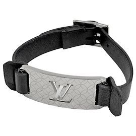 Louis Vuitton Champs-Élysées Charm Bracelet Black Silvery