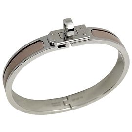 Hermès Hermes Mini Clic Kelly Bangle Silvery Grey