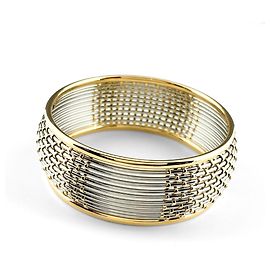 Bracciale rigido Cartier in oro giallo 18K e acciaio inossidabile Altro