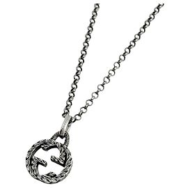 Collier Gucci Interlocking G en argent Argenté