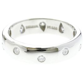 Autre Marque Anillo Tiffany Dots en platino y diamantes Plata