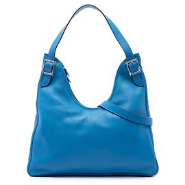 Hermès Blue Swift Massai Cut 40 Bleu