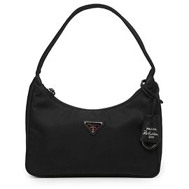 Sac à épaule Prada Mini Tessuto Re Edition 2000 Noir Noir