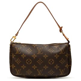 Louis Vuitton Brown Monogram Pochette Accessoires Marrom