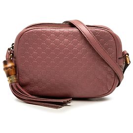 Bolsa Gucci Pink Metallic Microguccissima Sunshine Disco Camera Bag Rosa Dourado