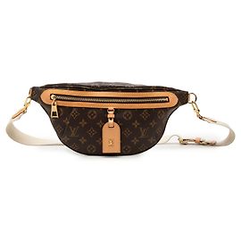 Bumbag Louis Vuitton Brown Monogram High Rise Marrom