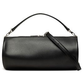 Bolso Barrel Burberry de cuero negro Negro