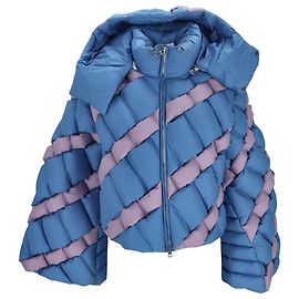 Autre Marque  Christopher Raxxy Horn Sleeve Great Wall Down Jacket in Multicolor Polyester Multiple colors