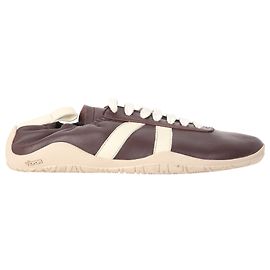 Baskets basses à lacets Fabiana Filippi en cuir marron Marron Rouge