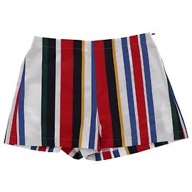 Mini shorts a righe Marni in cotone multicolore Multicolore