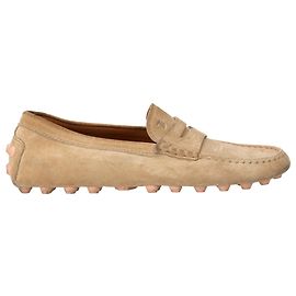 Mocassins Tod's City Gommino en daim beige Beige