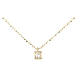 Autre Marque Collier en diamant Au750 Doré