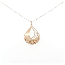 Autre Marque Diamantenhalskette Au750 Pink