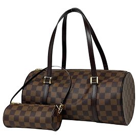 Louis Vuitton Papillon 30 Handbag Brown