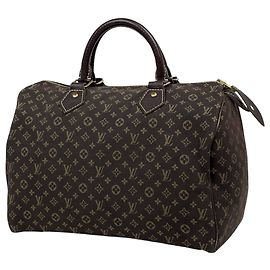 Louis Vuitton Speedy 30 Handtasche Dunkelbraun Damier ebene