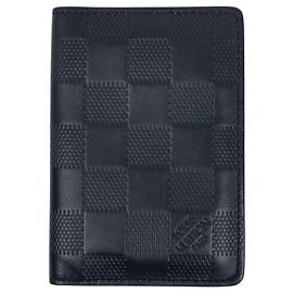 Portacarte Louis Vuitton Damier Infini Nero
