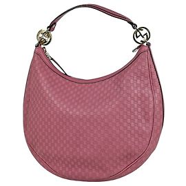 Bolso de hombro Gucci Microguccissima en piel Shima Rosa