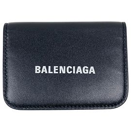 Portafoglio Tri-fold Balenciaga Nero