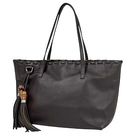 Gucci Brown Leather Tote Bag Brown
